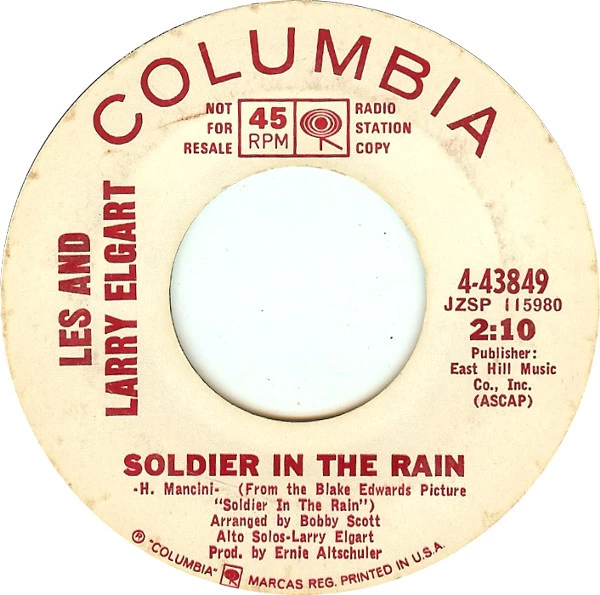 Item Soldier In The Rain / Goodbye Is A Lonesome Sound / Goodbye Is A Lonesome Sound product image