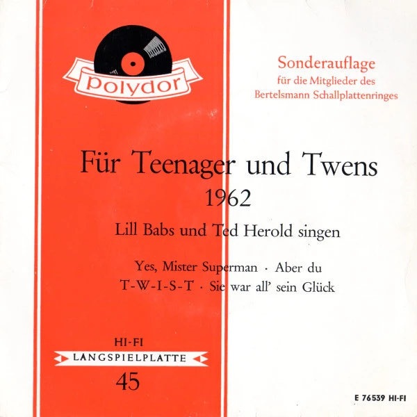 Für Teenager Und Twens 1962 / Aber Du