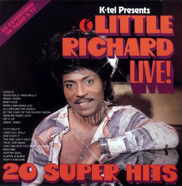 Item K-tel Presents Little Richard Live! 20 Super Hits product image