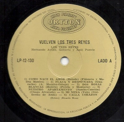 Los 3 Reyes, Hernando Aviles, Gilberto y Raul Puente