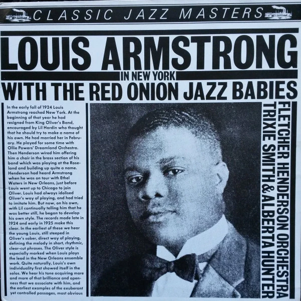 Item Louis Armstrong In New York With The Red Onion Jazz Babies product image