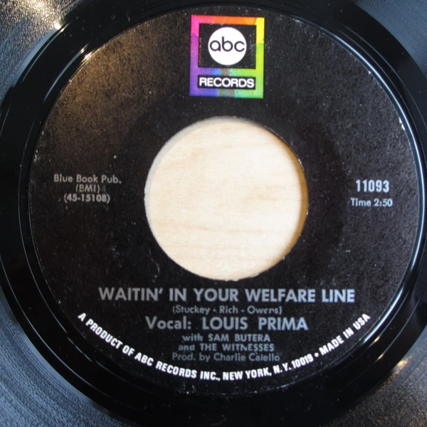 Item Waitin' In Your Welfare Line / Almost Persuaded product image