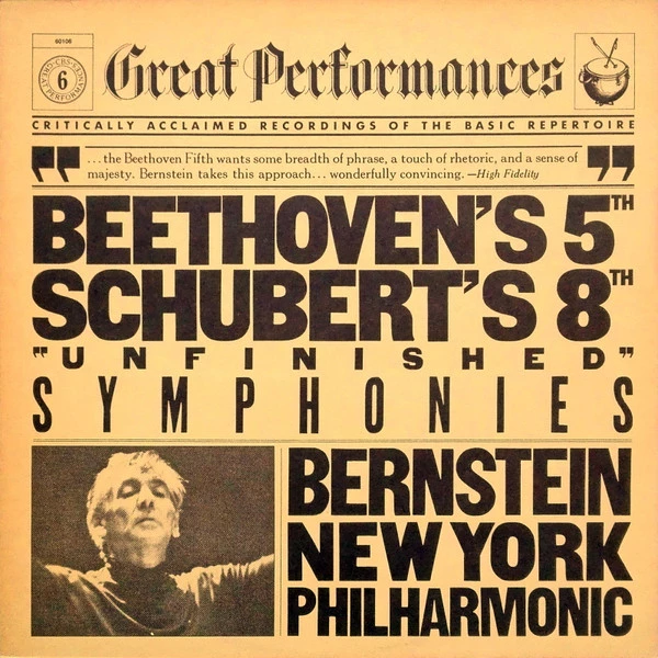 Item Beethoven's 5 / Schubert's 8 "Unfinished" Symphonies product image