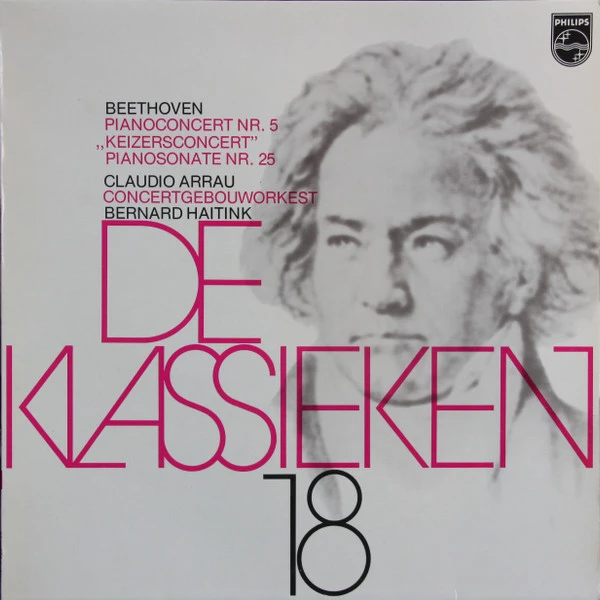 Item De Klassieken 18 - Beethoven: Pianoconcert Nr. 5 "Keizersconcert", Pianosonate Nr. 25 product image