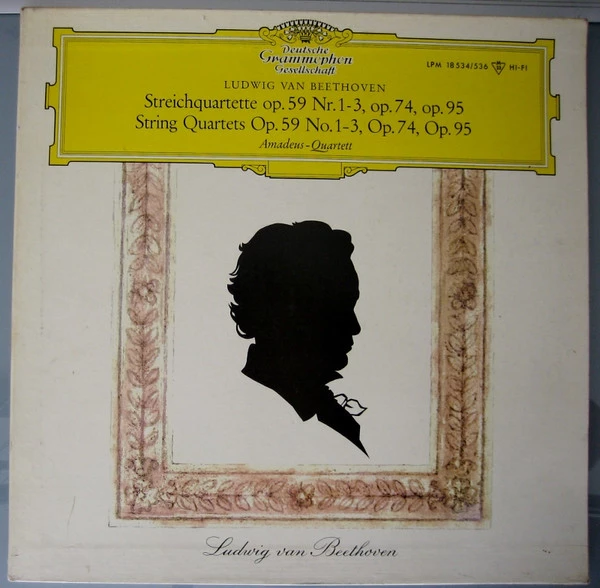 Item Streichquartette Op. 59 Nr.1-3, Op. 74, Op. 95 / String Quartets Op. 59 N0.1-3, Op. 74, Op. 95 product image