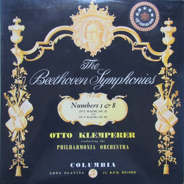 Item The Beethoven Symphonies Numbers 1 & 8 In C Major, Op. 21 And In F Major, Op. 93 product image