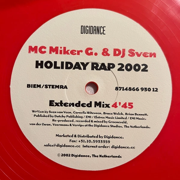 Item Holiday Rap 2002 product image