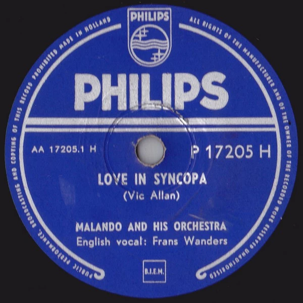 Love In Syncopa / Adios Pampa Mía