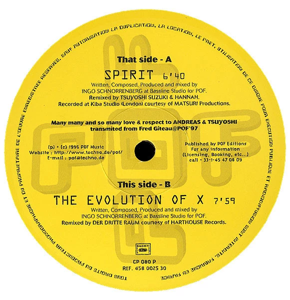 Item Spirit / The Evolution Of X (Remixes) product image