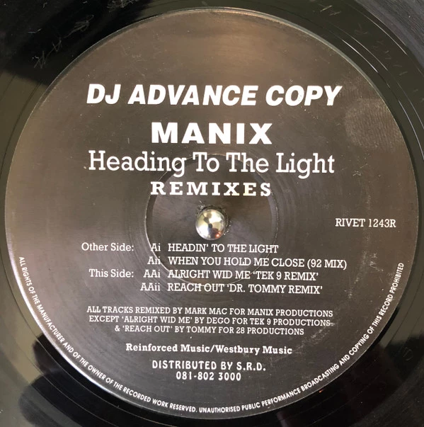 Item Heading To The Light (Remixes) product image