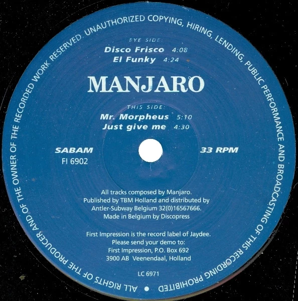 Image of the ordered vinyl