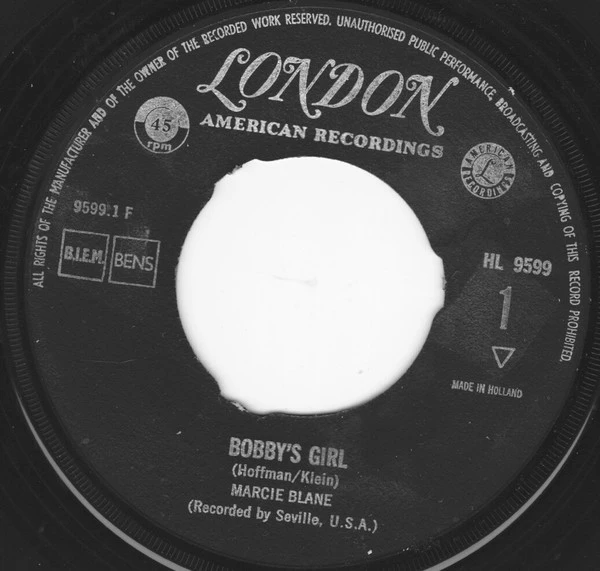 Bobby's Girl / A Time To Dream