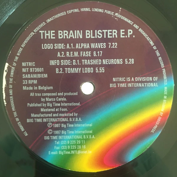 Item The Brain Blister E.P. product image