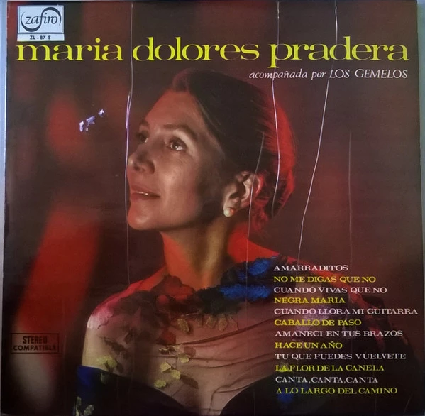 Item Maria Dolores Pradera (Acompañada Por Los Gemelos) product image