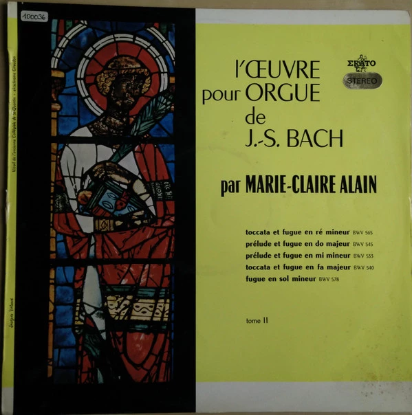 Item L'Oeuvre Pour Orgue De J. S. Bach product image