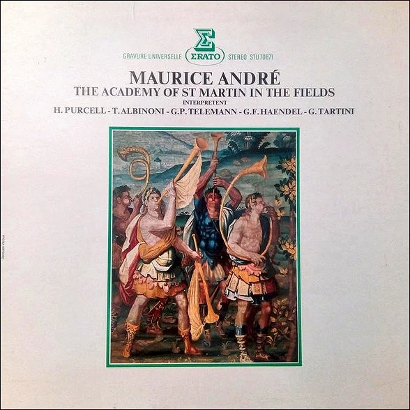 Maurice André & The Academy Of St. Martin In The Fields Interpretent H. Purcell-T.Albinoni-G.P. Telemann-G.F. Haendel-G. Tartini