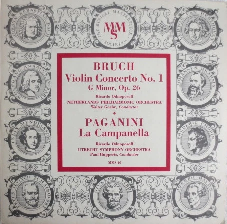 Violin Concerto No. 1 G Minor Op. 26 / La Campanella
