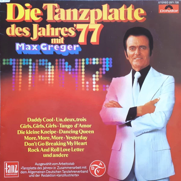 Die Tanzplatte Des Jahres' 77 Mit Max Greger