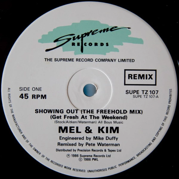 Item Showing Out (Get Fresh At The Weekend) (The Freehold Mix) product image