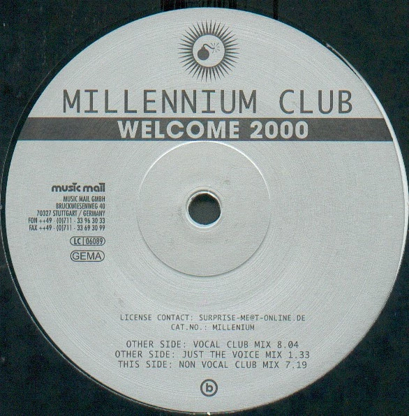 Welcome 2000 - The Ultimate "2000 Club Anthem"