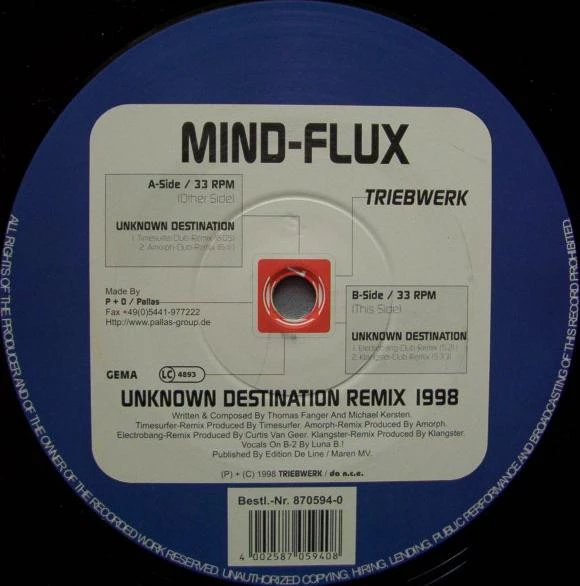 Item Unknown Destination Remix 1998 product image