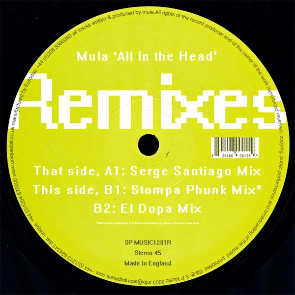 All In The Head (Remixes)