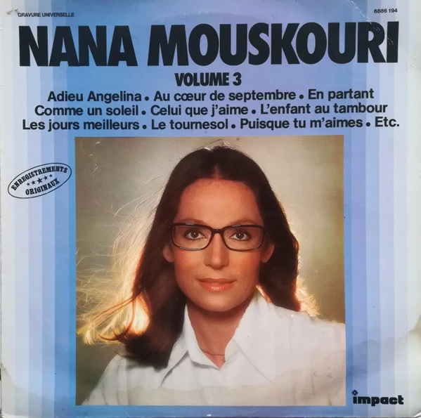 Item Nana Mouskouri (Volume 3) product image