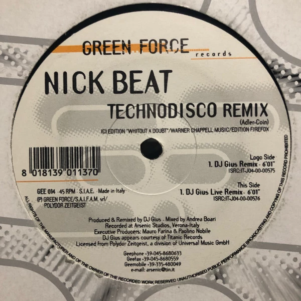 Item Technodisco (Remix) product image