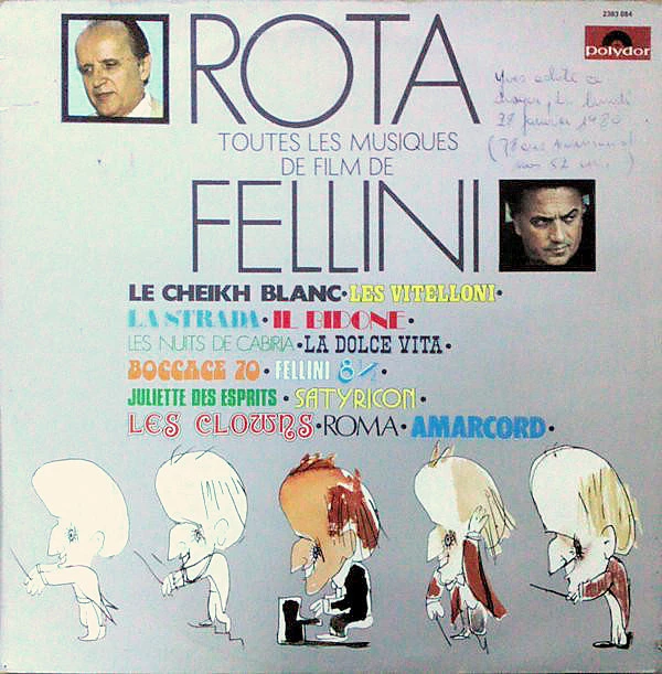 Item Toutes Les Musiques De Film De Fellini product image