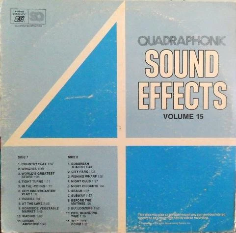 Sound Effects, Volume 15