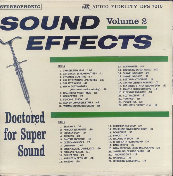 Sound Effects, Volume 2