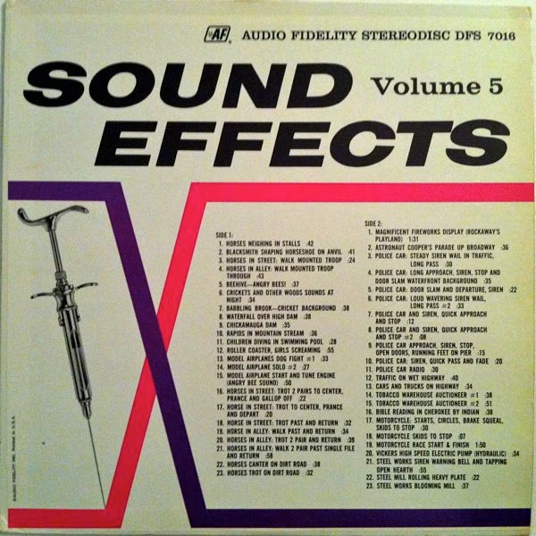 Sound Effects, Volume 5