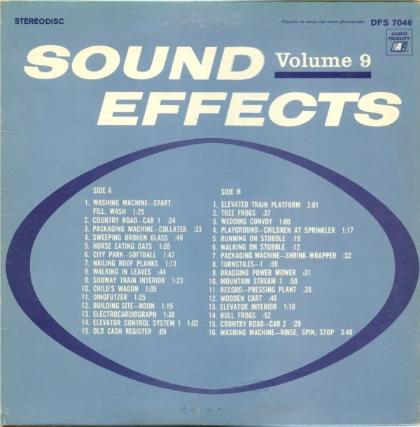 Sound Effects: Volume 9