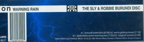 Item Warning Rain - The Sly & Robbie Burundi Disc product image