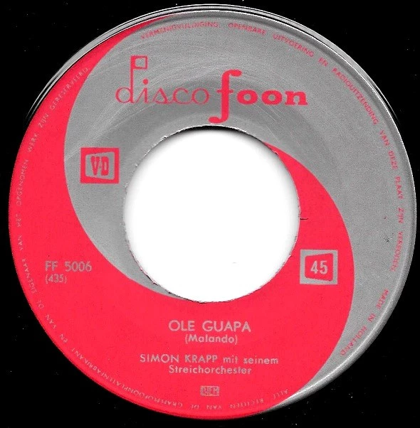 Item Ole Guapa / La Cumparsita product image