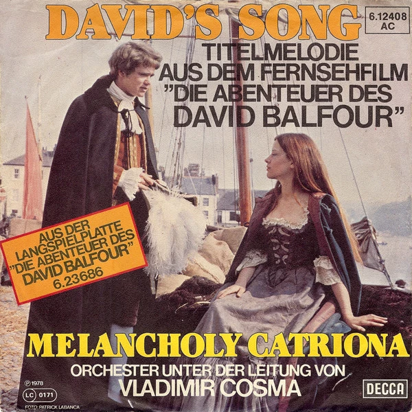 Item David's Song (Titelmelodie Aus Dem Fernsehfilm "Die Abenteuer Des David Balfour") / Melancholy Catriona product image