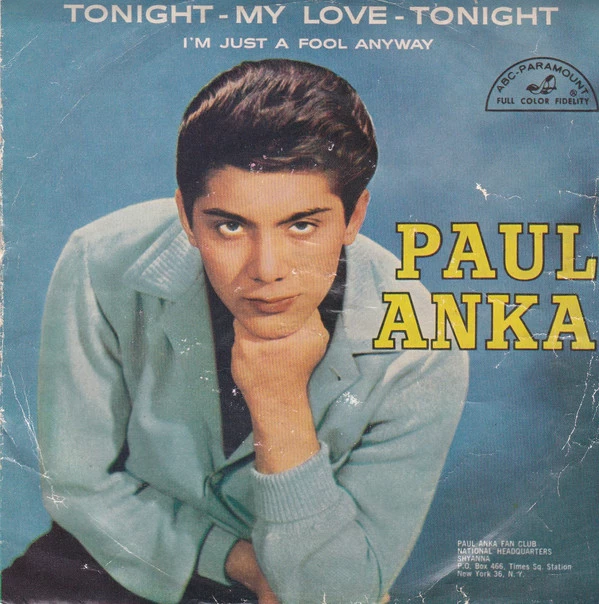 Tonight - My Love - Tonight / I'm Just A Fool Anyway