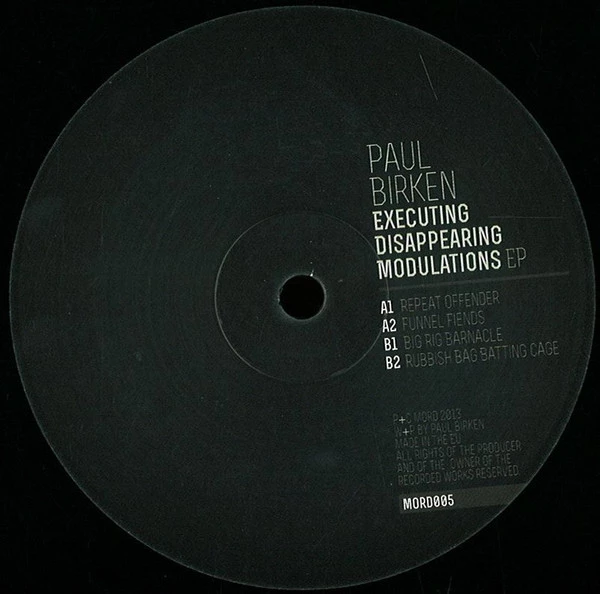 Executing Disappearing Modulations EP