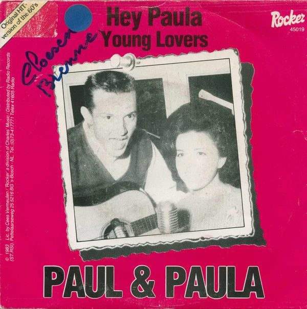 Item Hey Paula / Young Lovers / Young Lovers  product image