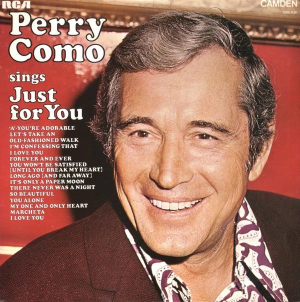 Item Perry Como Sings Just For You product image