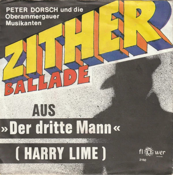Zither Ballade Aus Der Dritte Mann (Harry Lime) / Die Schönsten Lieder Der Berge 
