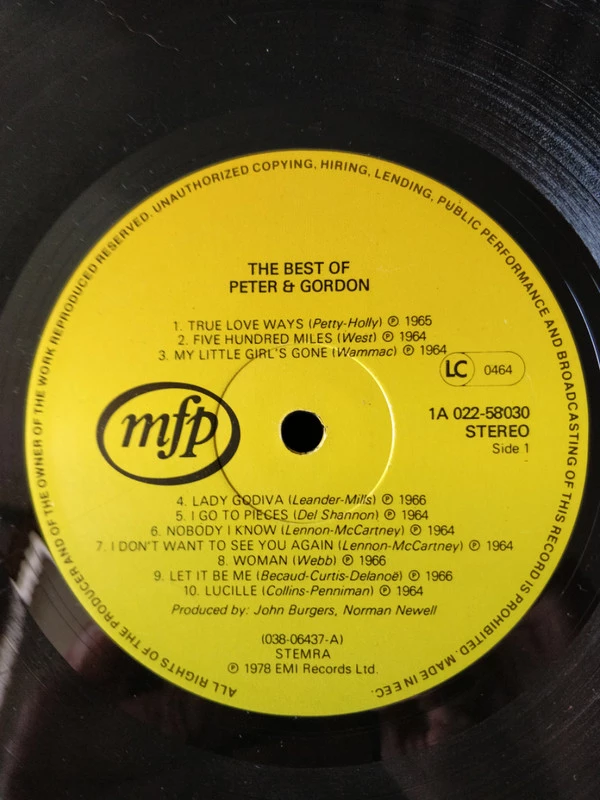 The Best Of Peter & Gordon