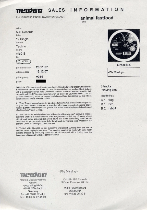 Image of the ordered vinyl