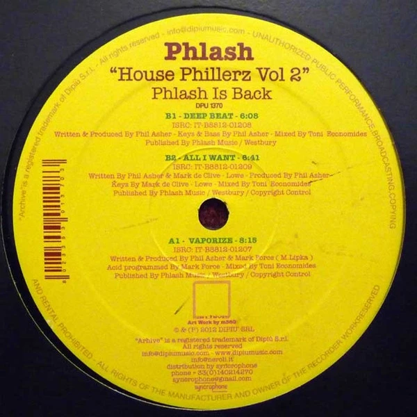 House Phillerz Vol 2 (Phlash Is Back)