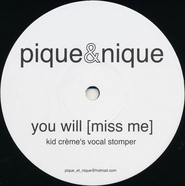 Item You Will (Miss Me) product image