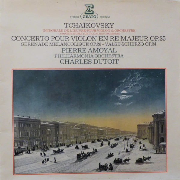 Item Intégrale De L'Oeuvre Pour Violon & Orchestre : Concerto Pour Violon En Ré Majeur Op. 35 - Sérénade Mélancolique Op. 26 - Valse-Scherzo Op. 34 product image