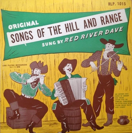 Item Original Songs Of The Hill And Range Sung By Red River Dave product image