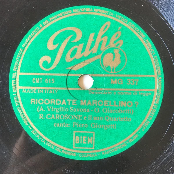 Item Ricordate Marcellino ? / Papa Loves Mambo product image