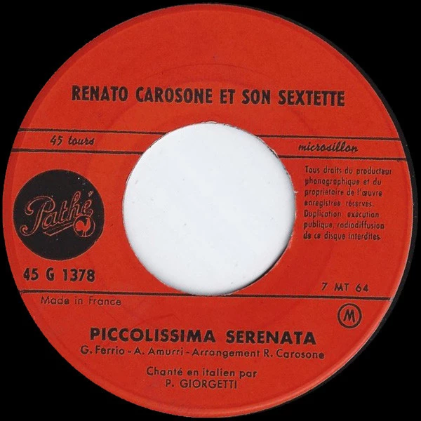 Piccolissima Serenata / Torero