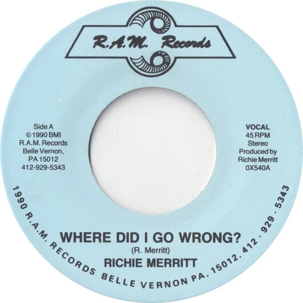 Where Did I Go Wrong? / Where Did I Go Wrong? (Instrumental)